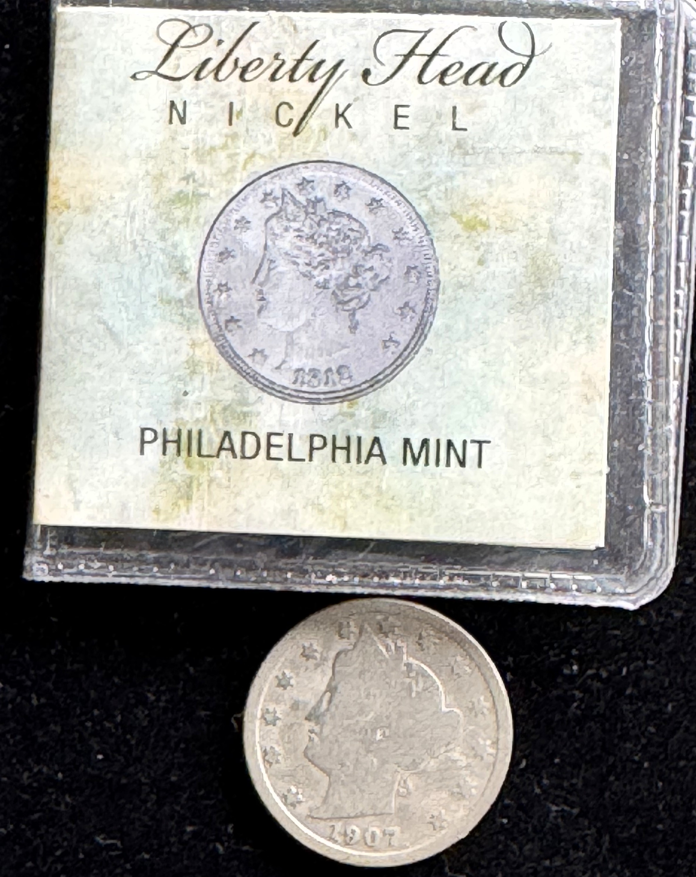 1907 LIBERTY HEAD NICKEL COIN