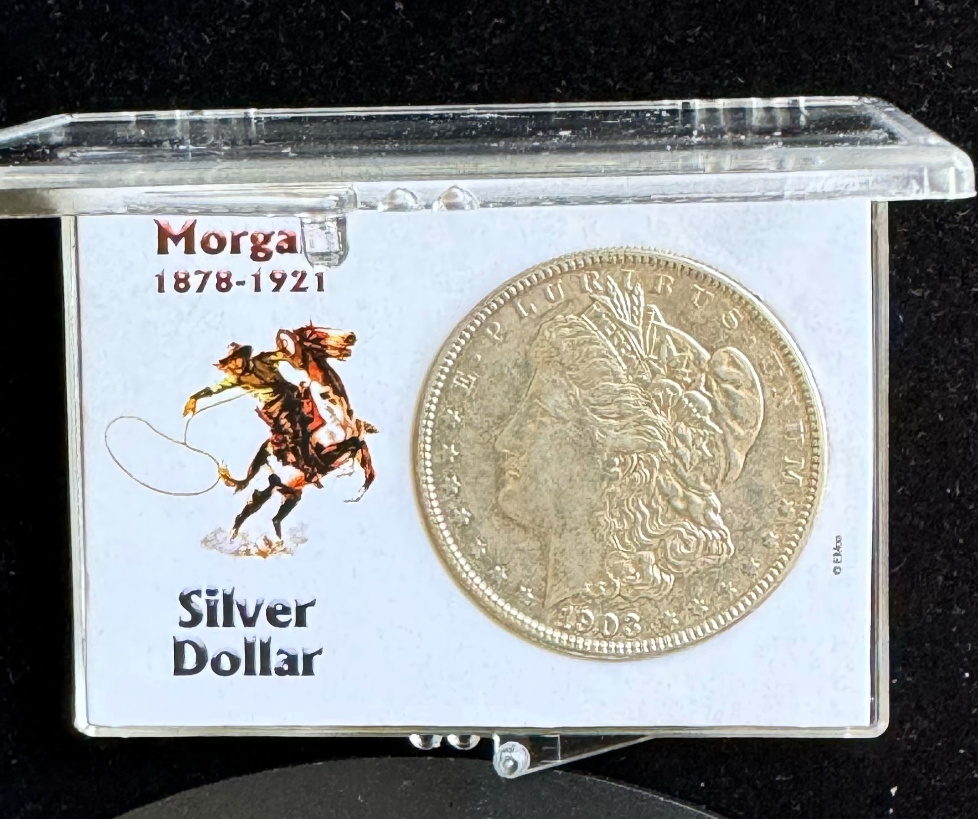 1903 MORGAN SILVER DOLLAR COIN, BRIGHT SHINY LUSTER, HIGH DETAILS