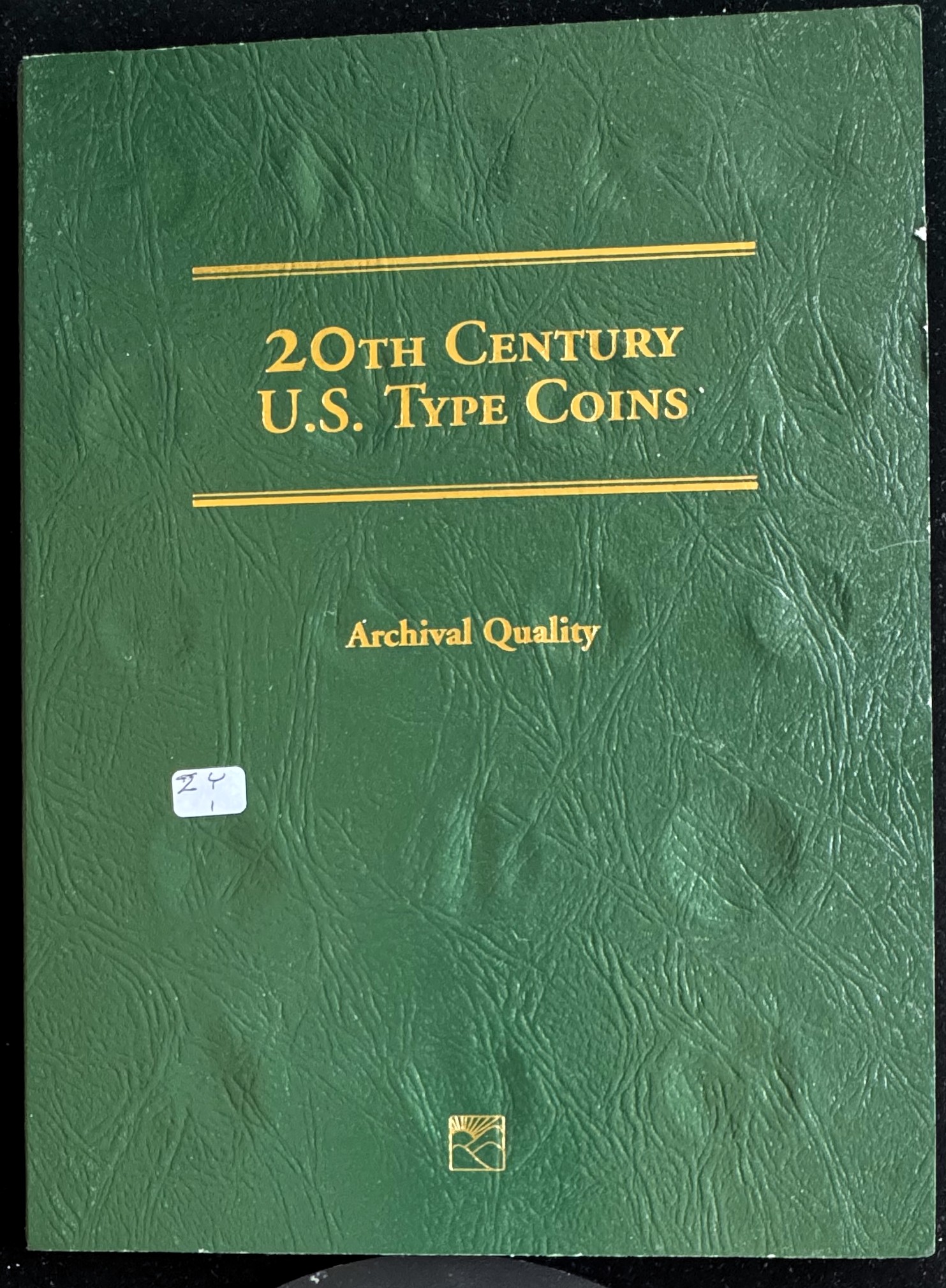 20TH CENTURY U.S. TYPE COINS ARCHIVAL QUALITY COMPLETE COLLECTION, IN A LITTLETON CUSTOM FOLDER BOOK