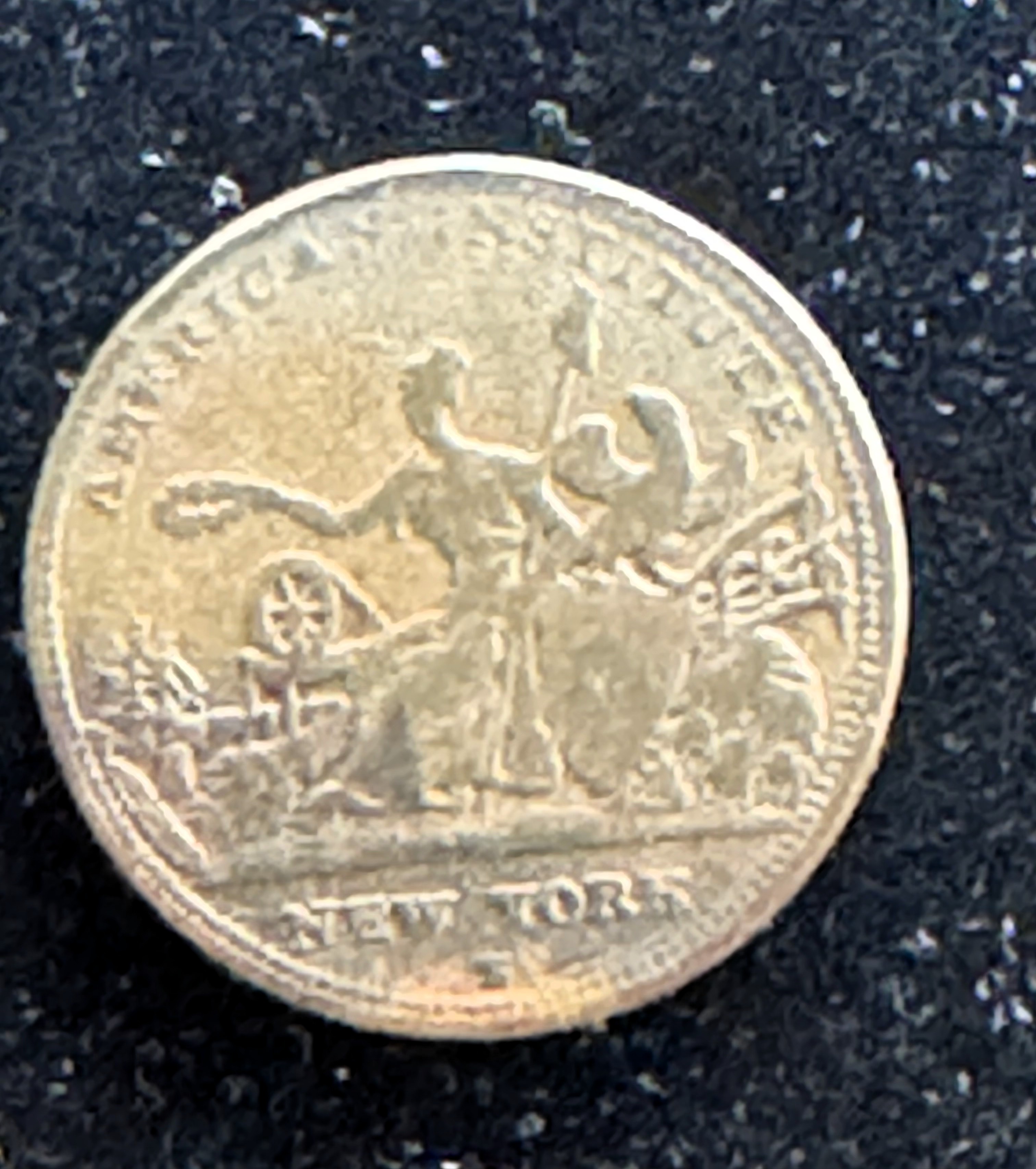 1836 NEW YORK HARD TIMES TOKEN, AMERICAN INSTITUTE, R&W ROBINSON