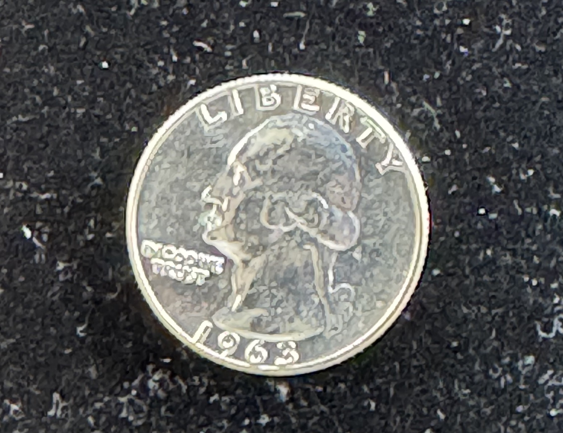 1963-P SILVER BRILLIANT UNCIRCULATED QUARTER