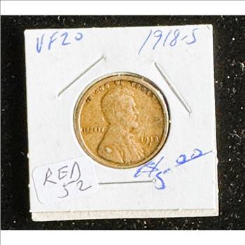 1918-S LINCOLN CENT NICE COIN