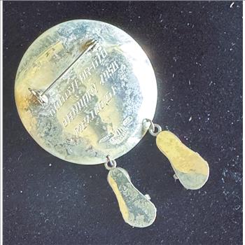 ANTIQUE ESTATE SIGNED, STAMPED MEXICO .925 STERLING SILVER SOMBRERO (2