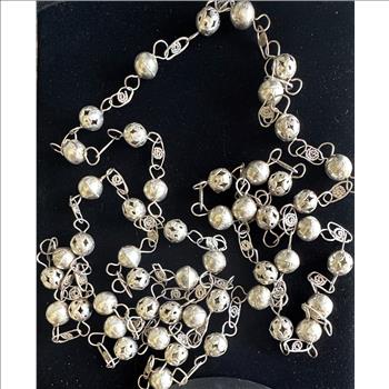 ANTIQUE (1920)s FLAPPER STERLING SILVER EXTRA LONG (84