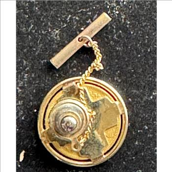 LAPEL PIN NS WITH A 1906 INDIAN HEAD PENNY CENTER PIECE