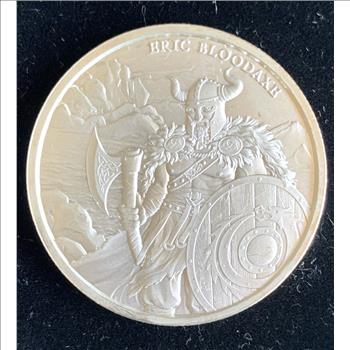 1oz SILVER LEGENDARY WARRIORS PROOFLIKE UNCIRCULATED .999 FINE SILVER