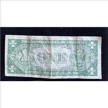 1935 F SERIES SILVER CERTIFICATE *STAR NOTE* $1 DOLLAR CURRENCY IN A SLEVE