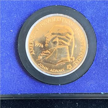 1974 AMERICAN REVOLUTION BICENTENNIAL UNCIRCULATED IN ORIG CASE