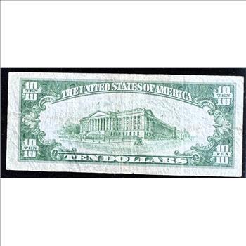 1934 A SERIES $5 DOLLAR, CHICAGO, LIGHT GREEN  SEAL,  IN A SLEVE