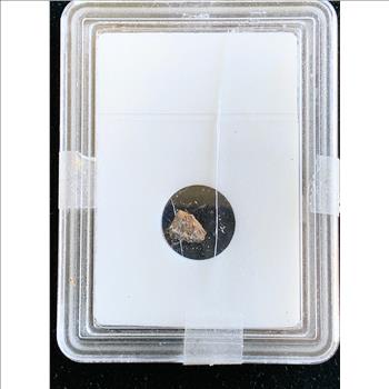 AUTHENTIC METEORITE-SPACE ROCK IN THE SLAB, DISCOVERED 1576