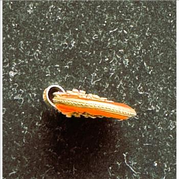 .925 STERLING SILVER VINTAGE MARKED DOUBLE SIDED MILLEFIORI PENDANT