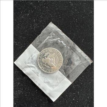 1992-S 90% SILVER KENNEDY HALF DOLLAR, LITTLETON GRADED CHOICE PROOF-63, GEM COIN INDIVIDUALLY SEALED PKG