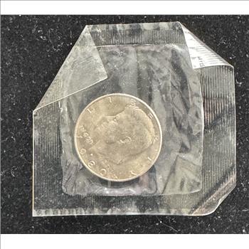 1980-P KENNEDY HALF DOLLAR, LITTLETON GRADED UNCIRCULATED, IN SEALED PKG