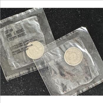 1905 AND 1911 LIBERTY NICKELS IN LITTLETON SEALED PKGS