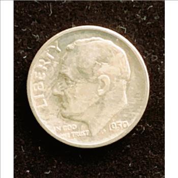 1950-S ROOSEVELT SILVER DIME (HARD TO FIND DATE) NICE BRIGHT SHINY CONDITION LOTS OF DETAIL 