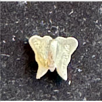 VINTAGE ESTATE .925 STERLING SILVER CLASSIC  BUTTERFLY PENDANT /CHARM 