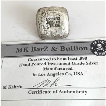 PYRAMID 1.5 TROY oz .999 SILVER