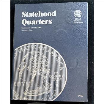 1999-2001 STATEHOOD QUARTER COMPLETE COIN COLLECTION IN A WHITMAN BOOK