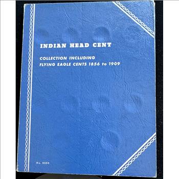 1856-1909 INDIAN HEAD CENT INCOMPLETE COIN SET IN A WHITMAN BOOK