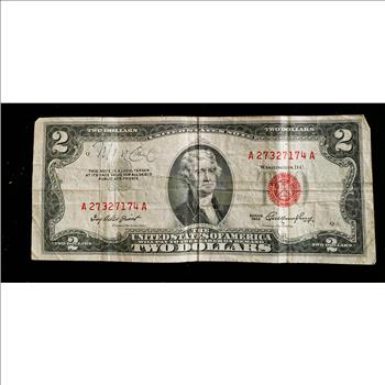 $2 DOLLAR 1953 SERIES UNITED STATES NOTE 