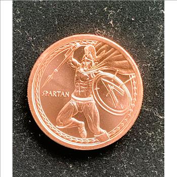 1oz .999 FINE COPPER ROUND 