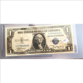 $1 DOLLAR SILVER CERTIFICATE NOTE 1935 A SERIES