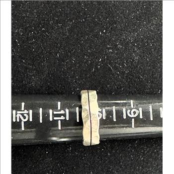 .925 STERLING STAMPED POLISHED SILVER PROMISE RING SIZE 10