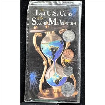 THE LAST US COINS OF THE SECOND MILLENNIUM 4 COIN SET IN SEALED PKG