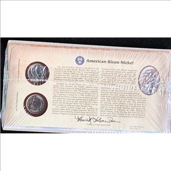 AMERICAN BISON NICKEL SET UNCIRCULATED IN SEALED PKG
