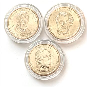 U.S. PRESIDENTIAL DOLLAR COLLECTION (3) COINS
