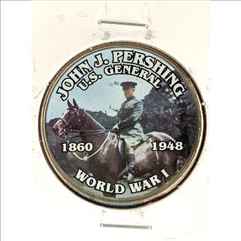 KENNEDY HALF DOLLAR COLLECTABLE GENERAL PERSHING WW1