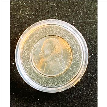 2004 PROOF LEWIS & CLARK COMMEMORATIVE JEFFERSON NICKEL COIN, IN CASE