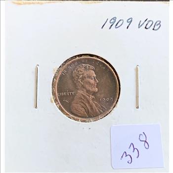 1909 VDB LINCOLN CENT, REALLY NICE COIN, RARE FIND IN THIS CONDITION, LOTS OF DETAIL