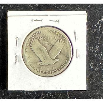 1920 SILVER STANDING LIBERTY QUARTER COIN