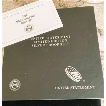 2018-S US MINT LIMITED EDITION 8 COIN SET, DCAM SILVER PROOF SET, IN ORIG US MINT CAPSULES, BOOKLET, BOX, COA, MIRROR GEM HIGH GRADE COINS