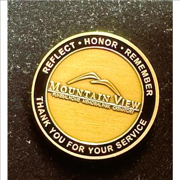 ALL MILITARY BRANCHES THANK YOU FOR YOUR SERVICE, BU MEDAL COIN, REALLY NICE
