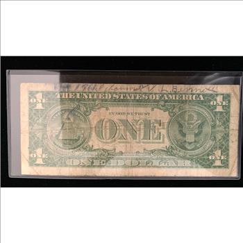 SILVER CERTIFICATE SERIES 1957 A ONE DOLLAR NOTE