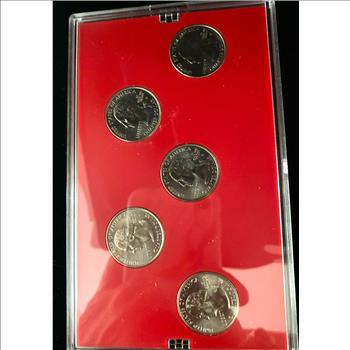 2000 DENVER MINT EDITION UNCIRCULATED STATE QUARTER COIN COLLECTION (5) IN ORIG PKG WITH COA