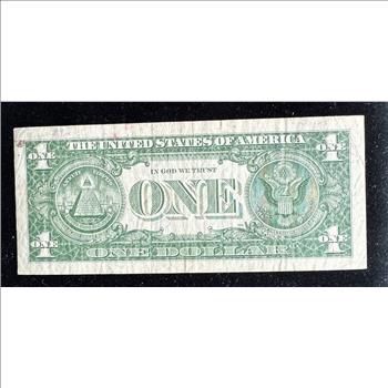 1957 A SERIES $1 DOLLAR SILVER CERTIFICATE IN A SLEVE