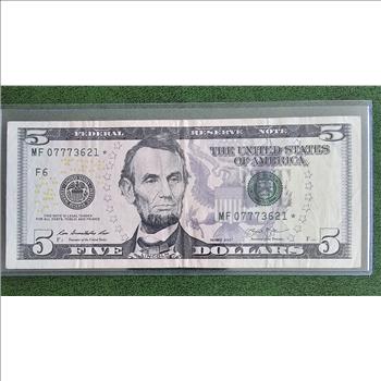 Series of 2013 $5 Star Note