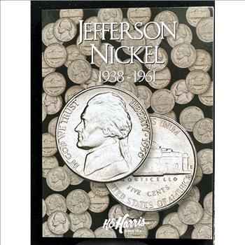 1938-1961 JEFFERSON NICKEL INCOMPLETE COIN SET IN A WHITMAN COLLECTOR BOOK