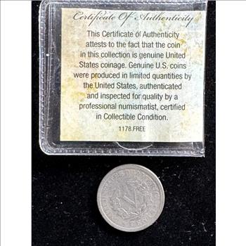 1907 LIBERTY HEAD NICKEL COIN