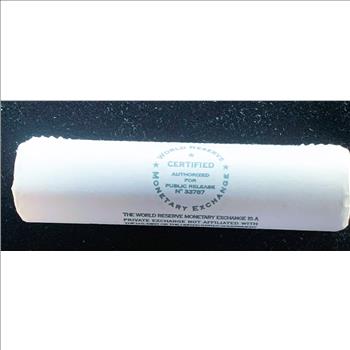 US MINT WORLD RESERVE ROLL (40) OF BRILLIANT UNCIRCULATED NICKEL COINS IN ORIGINAL US MINT WRAPPER