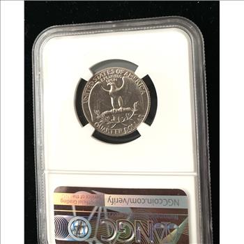 1966 SMS NGC GRADED MS65 QUARTER