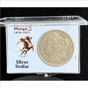 1903 MORGAN SILVER DOLLAR COIN, BRIGHT SHINY LUSTER, HIGH DETAILS