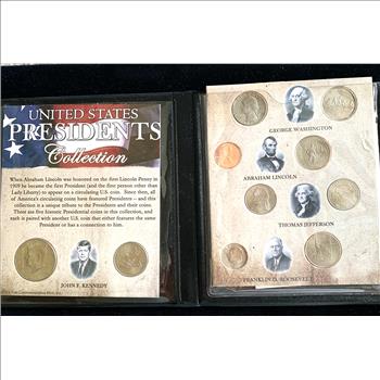 FIRST COMMEMORATIVE MINT U.S PRESIDENTS COIN COLLECTION UNCIRCULATED IN ORIG BOOK