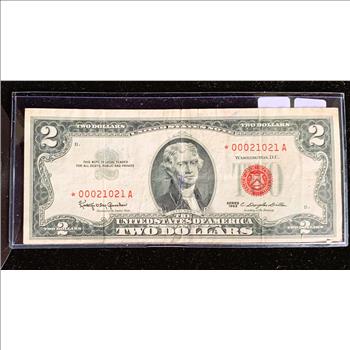 $2 DOLLAR 1963 SERIES UNITED STATES NOTE 