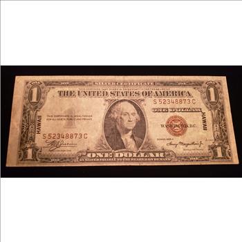series of 1935 A Silver Certificate (Hawaii)