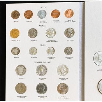 20TH CENTURY U.S. TYPE COINS ARCHIVAL QUALITY COMPLETE COLLECTION, IN A LITTLETON CUSTOM FOLDER BOOK