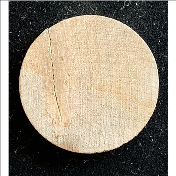 WOODEN NICKEL VINTAGE COLLECTABLE IN CAPSULE